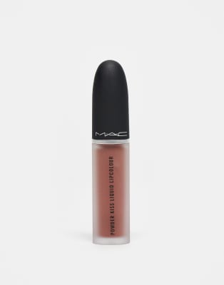 MAC - Powder Kiss - Flüssige Lippenfarbe im Farbton Habit-Neutral