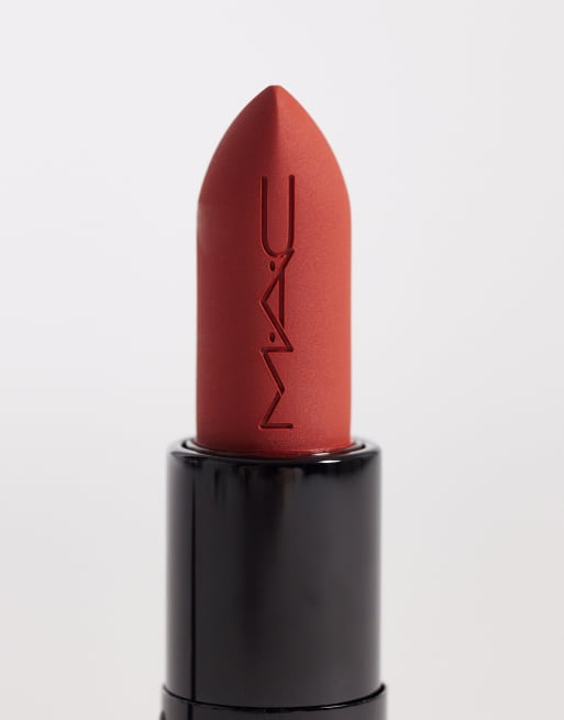 MAC - Powder Kiss Hazy - Rossetto opaco tonalità Devoted To Chili, 3 di 4