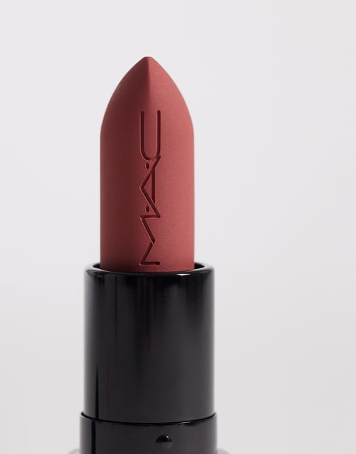 MAC - Powder Kiss Hazy - Rouge à lèvres mat - Brick Through, 4 de 4