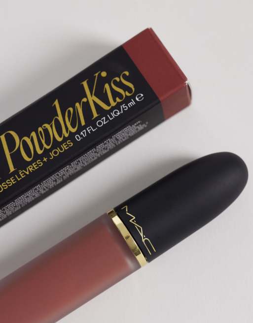 MAC - Powder Kiss Lip & Cheek Mousse - Læbestift - Over The Taupe, 3 af 4