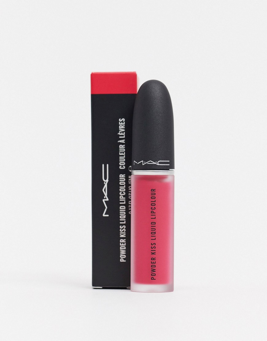 MAC Powder Kiss Lipstick - Billion $ Smile-Pink