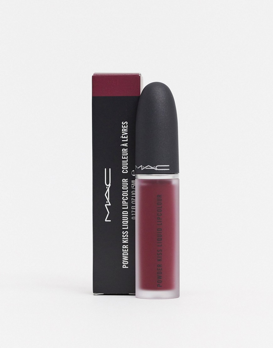 MAC Powder Kiss Lipstick - Burning Love-Purple