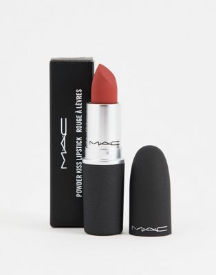 MAC Powder Kiss Lipstick - Devoted To Chili - ASOS Price Checker