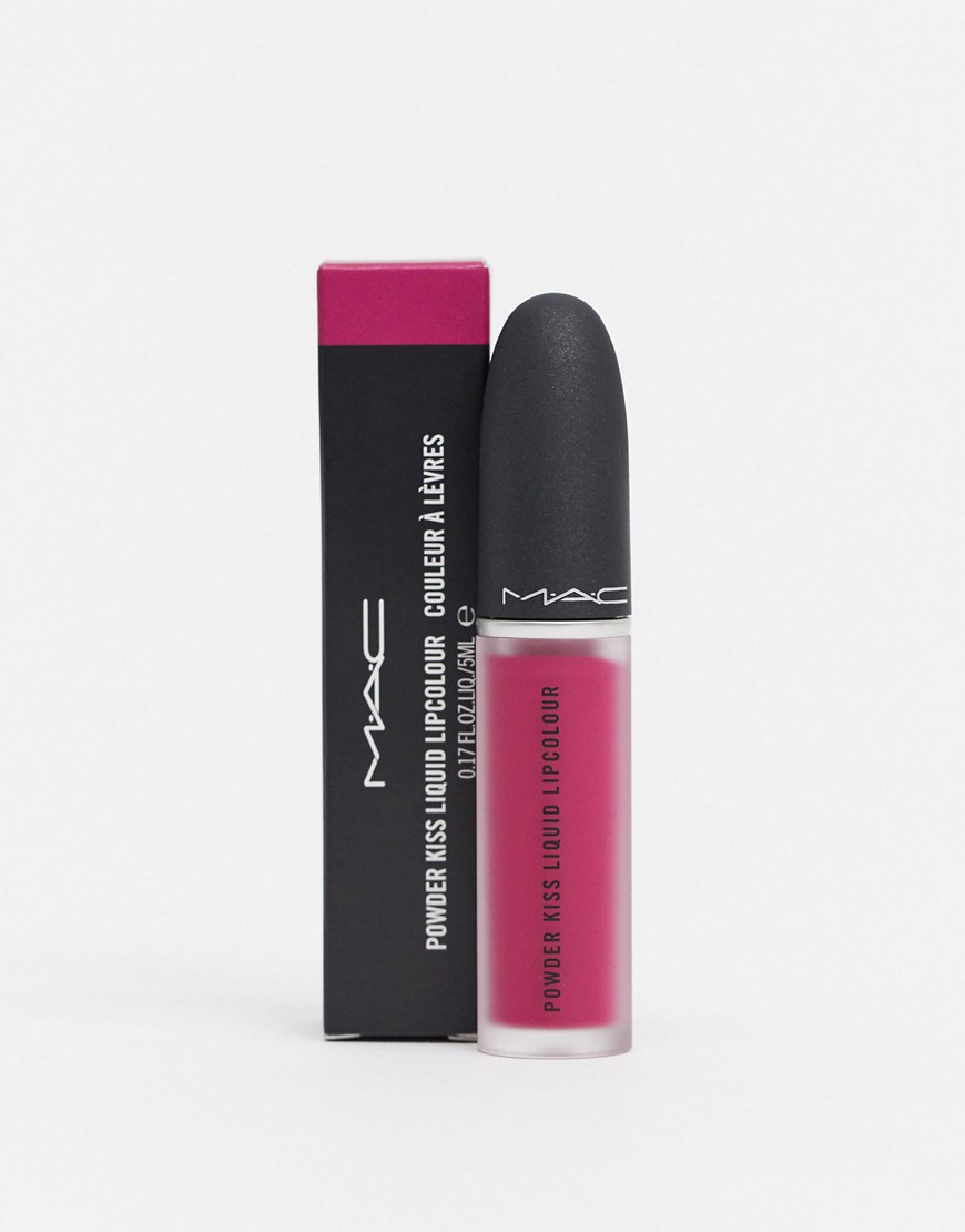 MAC Powder Kiss Lipstick - Make It Fashun-Pink