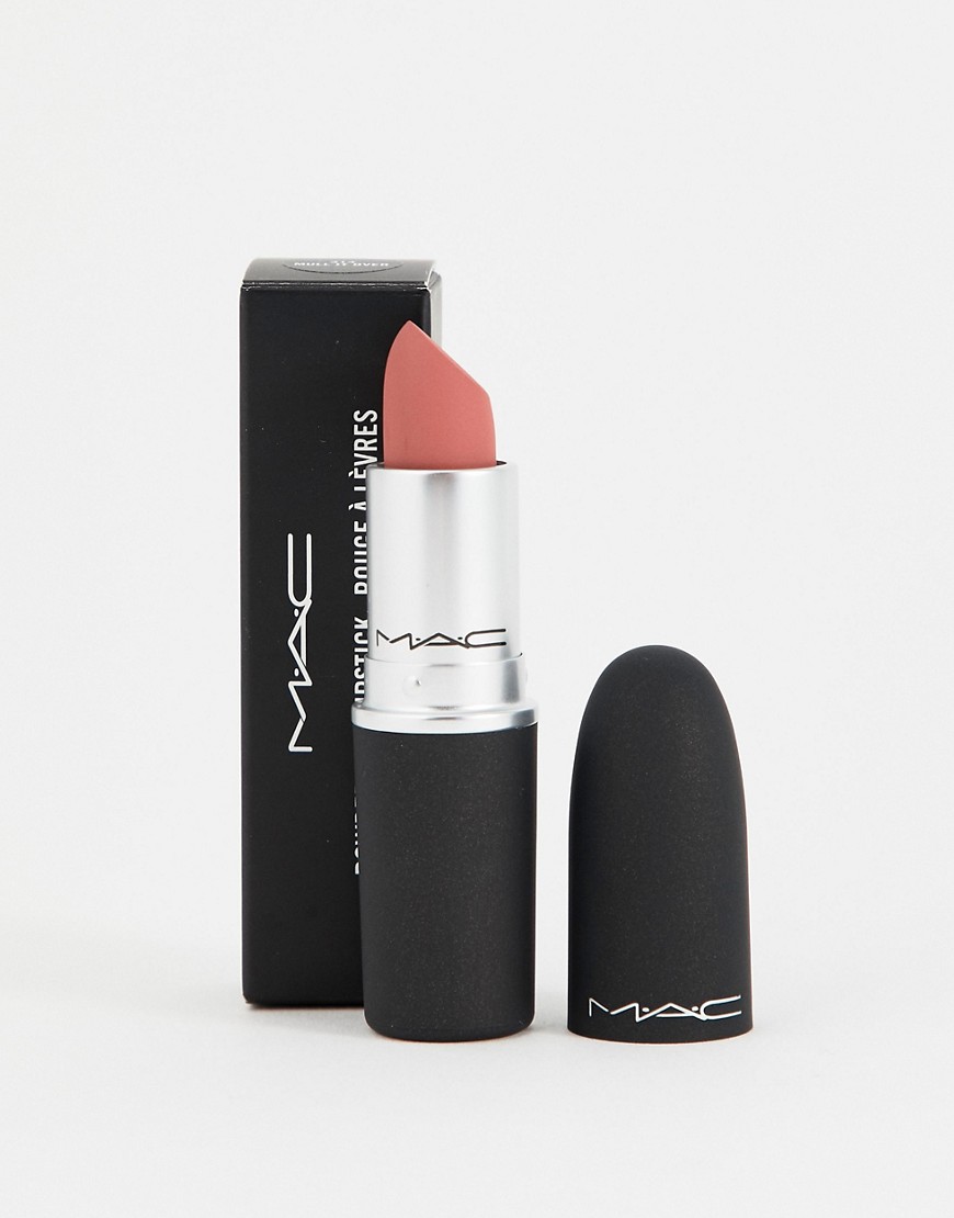 Mac Cosmetics / Powder Kiss Lipstick (mull It Over) .1 oz (3 Ml) In N,a