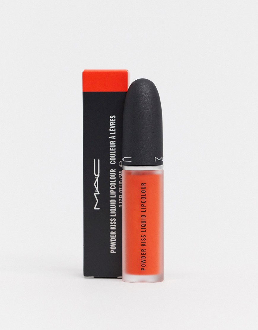 MAC Powder Kiss Lipstick - Resort Season-Orange