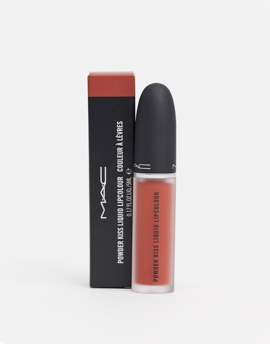 Mac Powder Kiss Liquid Lip - Sorry Not Sorry-orange