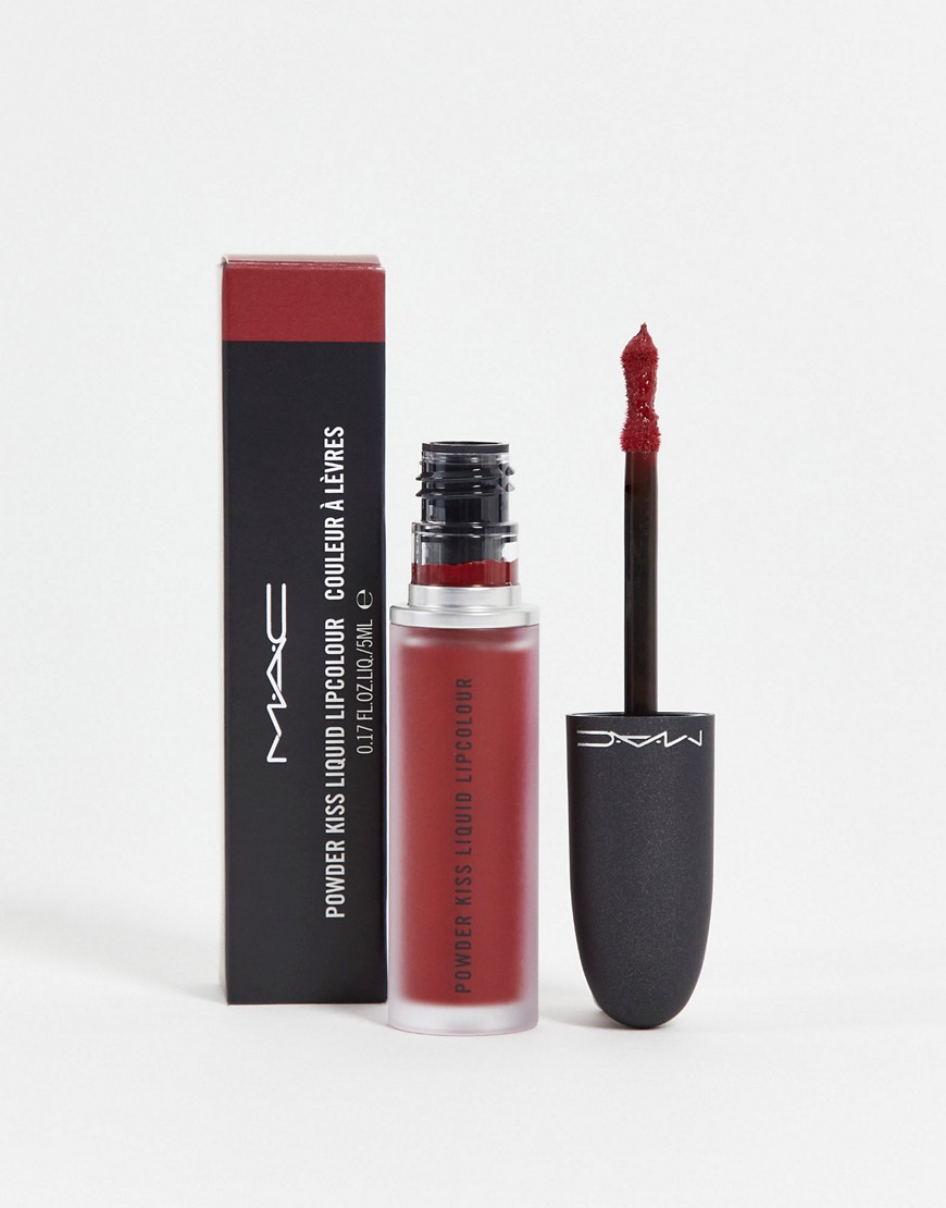 Mac Powder Kiss Liquid Lipcolor - Fashion Sweetie-red