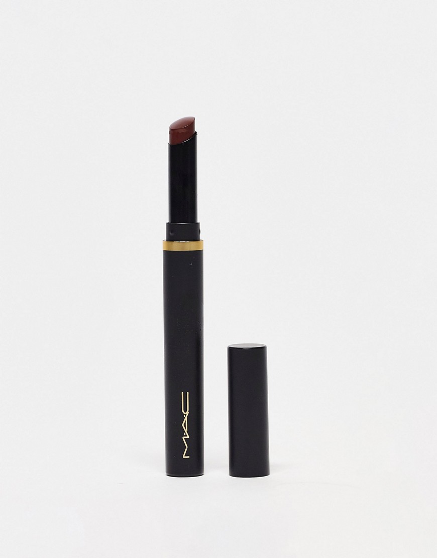 MAC Powder Kiss Velvet Blur Slim Lipstick - Love Clove-Red
