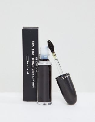 MAC Retro Matte Liquid Lipcolour - Caviar - ASOS Price Checker