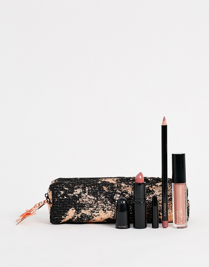 MAC – Starlit Lip Bag – Neutral-Rosa