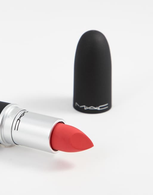MAC – Szminka Powder Kiss – Mandarin O, 3 z 4