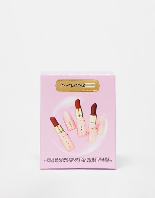 Mac Taste Of Bubbly Mini Lipstick T Set Best Sellers Save 29 Asos