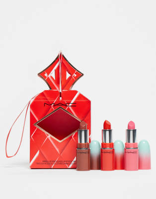 MAC MAC Wildest Gleam Mini Lustregalss Lip Trio: Brights - 38% Saving-Multi