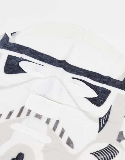 M.A.D Beauty – Star Wars – Tuchmaske für das Gesicht mit Stormtrooper-Design, 3 von 4
