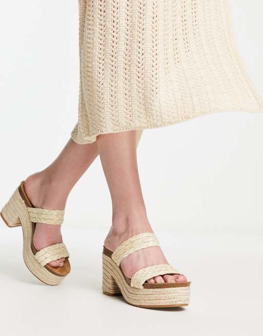 Flat best sale platform espadrilles