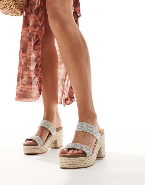 Madden Girl Emerson platform espadrilles in rhinestone - view 1