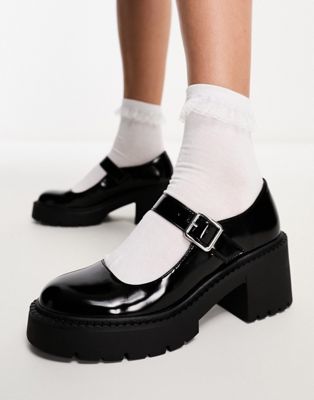 Madden Girl Thunderr mary-jane shoes in black | ASOS