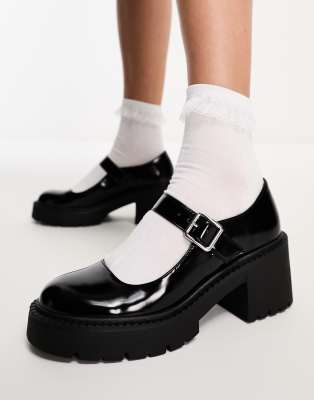 Madden Girl Thunderr mary-jane shoes in black | ASOS