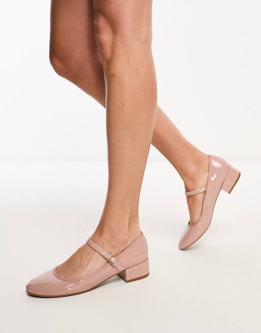 Madden Girl Tutu mary-jane shoes in beige patent