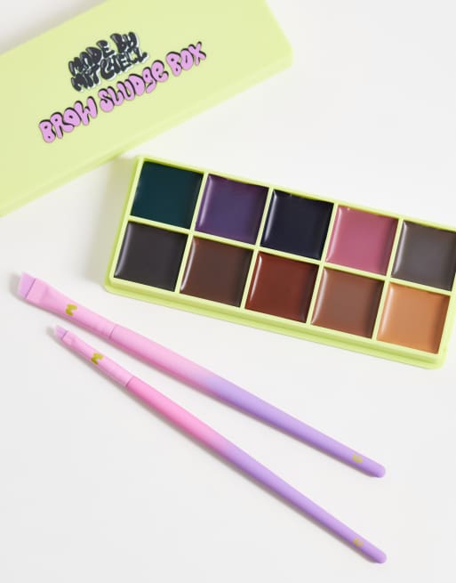 Made By Mitchell Brow Sludge Palette & Brush Set, 2 of 4