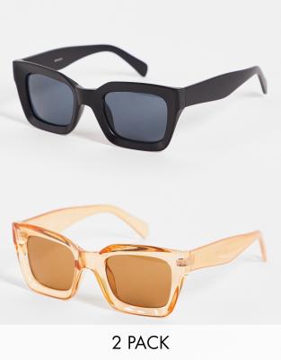 Madein square rainbow lens sunglasses