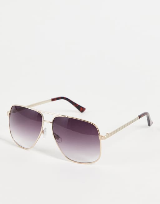 Madein – 70er-Kollektion – Sonnenbrille mit silberfarbenem Rahmen