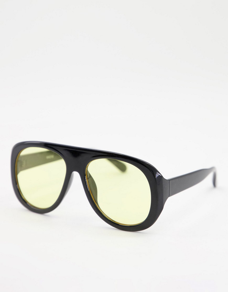 Madein 70s collection orange lens sunglasses