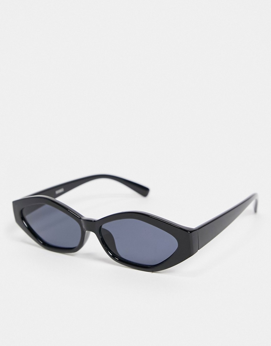 Madein 70s collection slim line sunglasses-Black