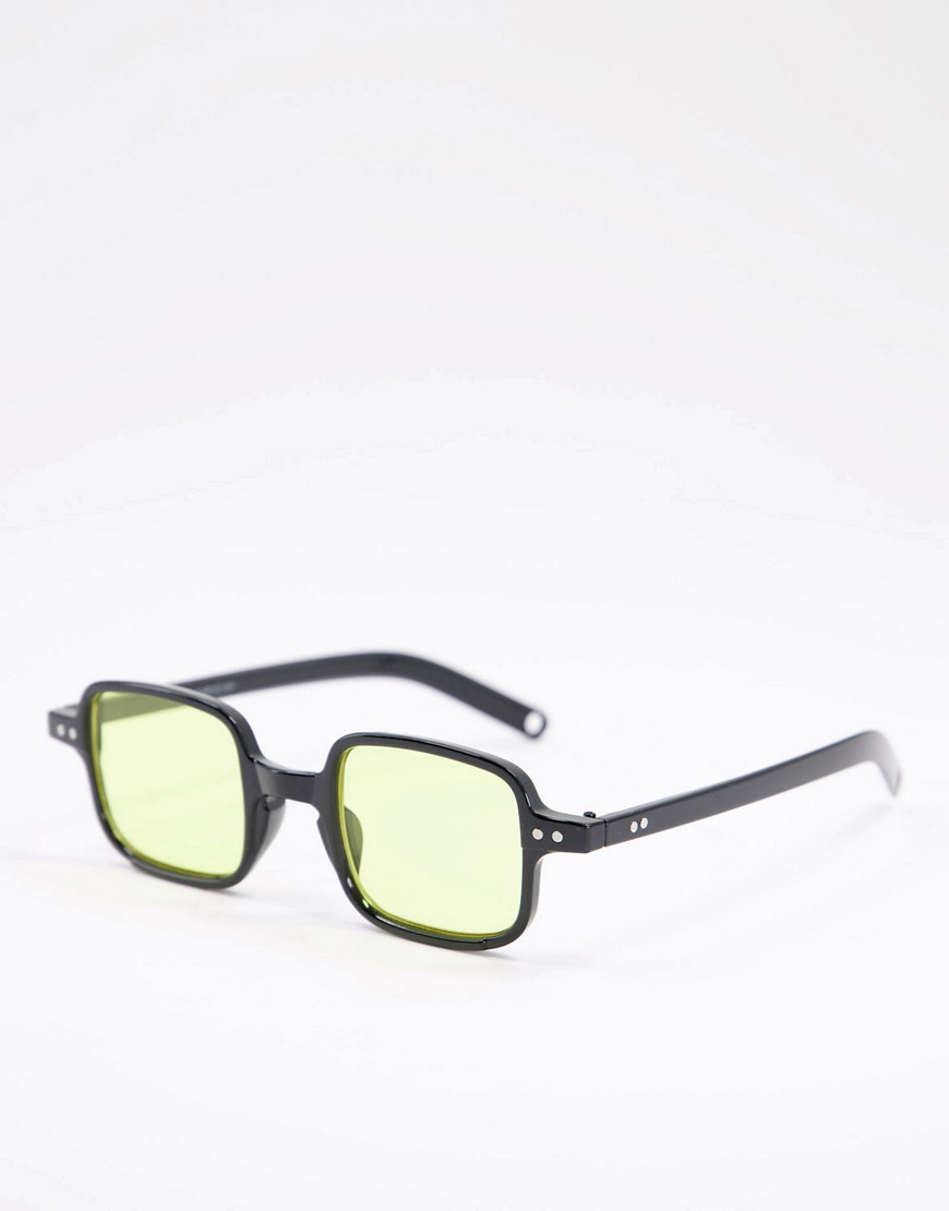 Madein 70s collection yellow lens sunglasses