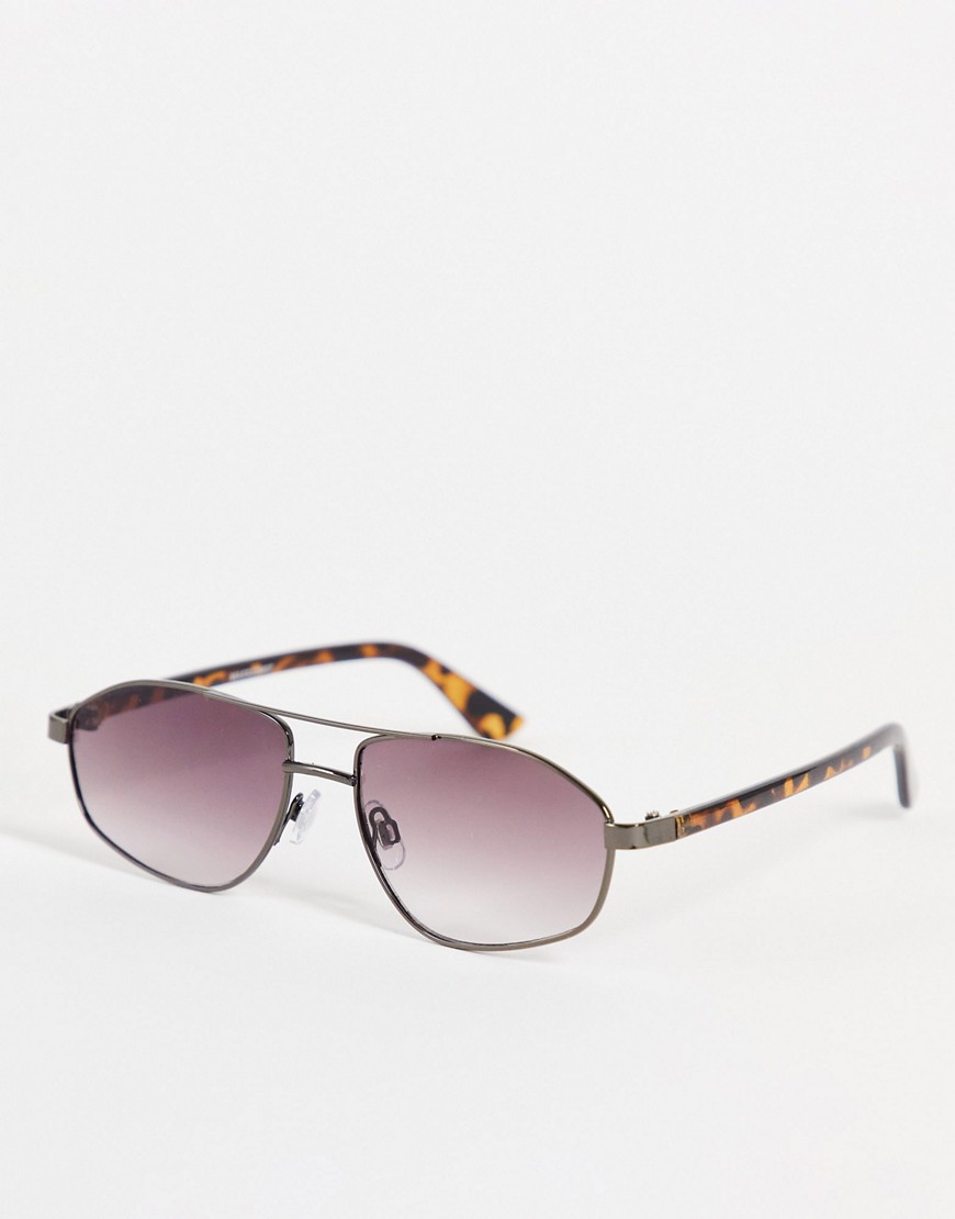 Madein. Madein aviator style sunglasses with printed frame-Multi