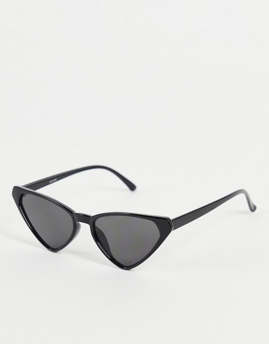 Madein. Cat Eye Sunglasses With Frame Detail-black