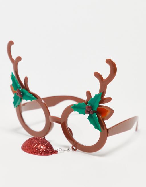 Madein Christmas reindeer glasses ASOS