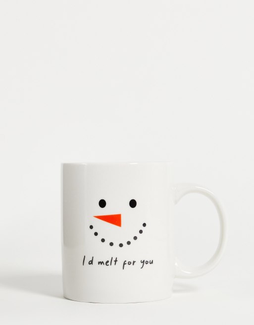 Madein. Christmas snowman mug