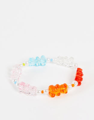 Madein. Madein clear beaded bracelet-Multi