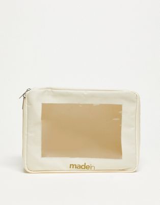 Madein. clear cosmetics case in white - ASOS Price Checker