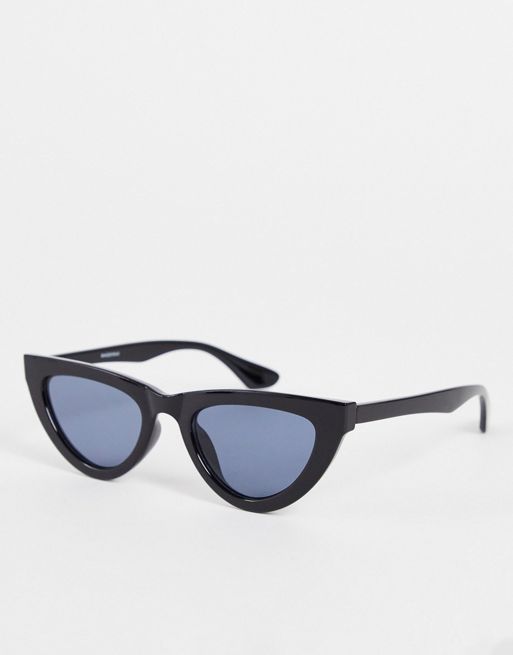 Madein Extreme Cat Eye Sunglasses In Black Asos 