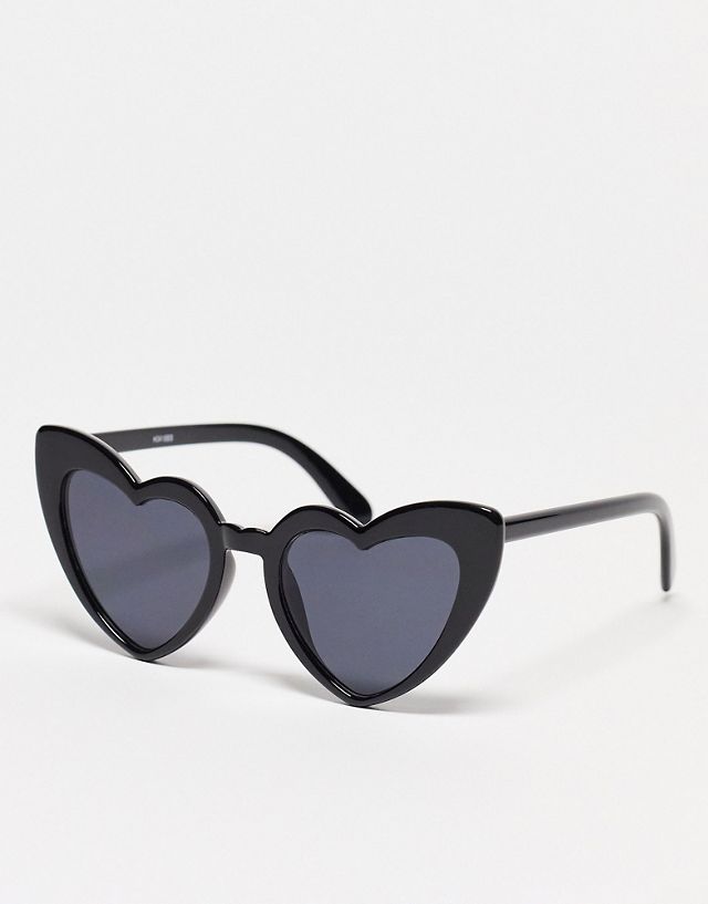 Madein. heart sunglasses in black