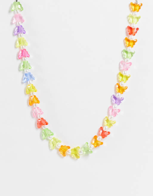 Madein - Ketting met doorzichtige kralen