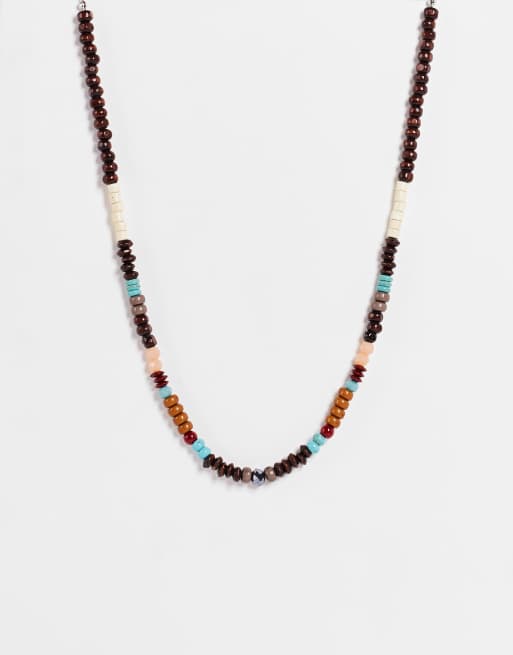 Madein. - Kralenketting in natureltint