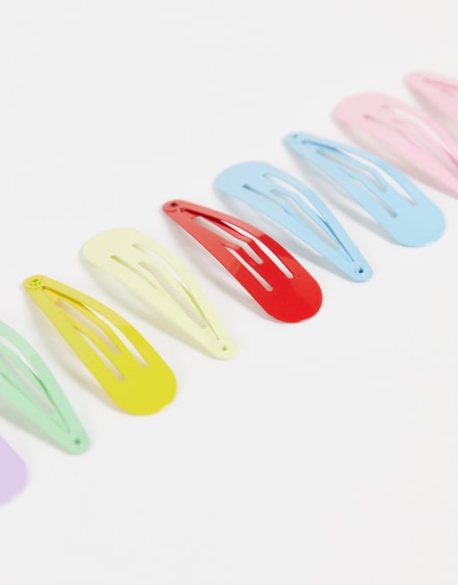 Madein - Lot de 10 barrettes à cheveux - Pastel, 3 de 4