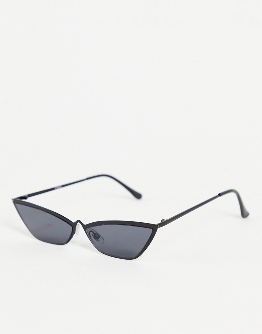 Madein. mini cat eye sunglasses-Black