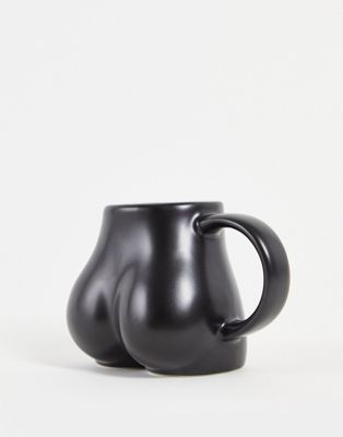 Monki - Mug en forme de fesses - Crème
