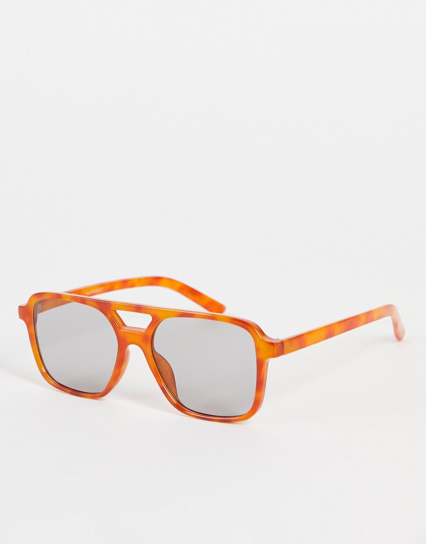 Occhiali da sole aviatore tartarugati chiari anni'70-Marrone - Madein. occhiali donna 
