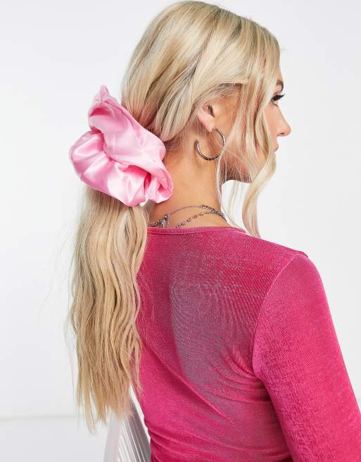 Madein – Oversize-Scrunchie in Rosa