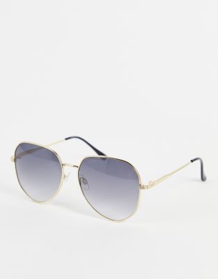 Madein. oversized round sunglasses in gold
