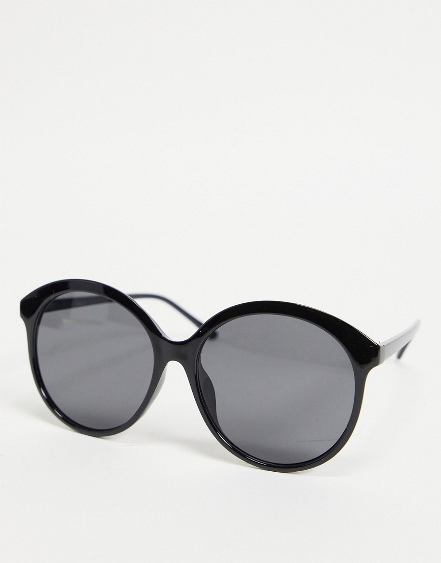 Madein. oversized round sunglasses-Black