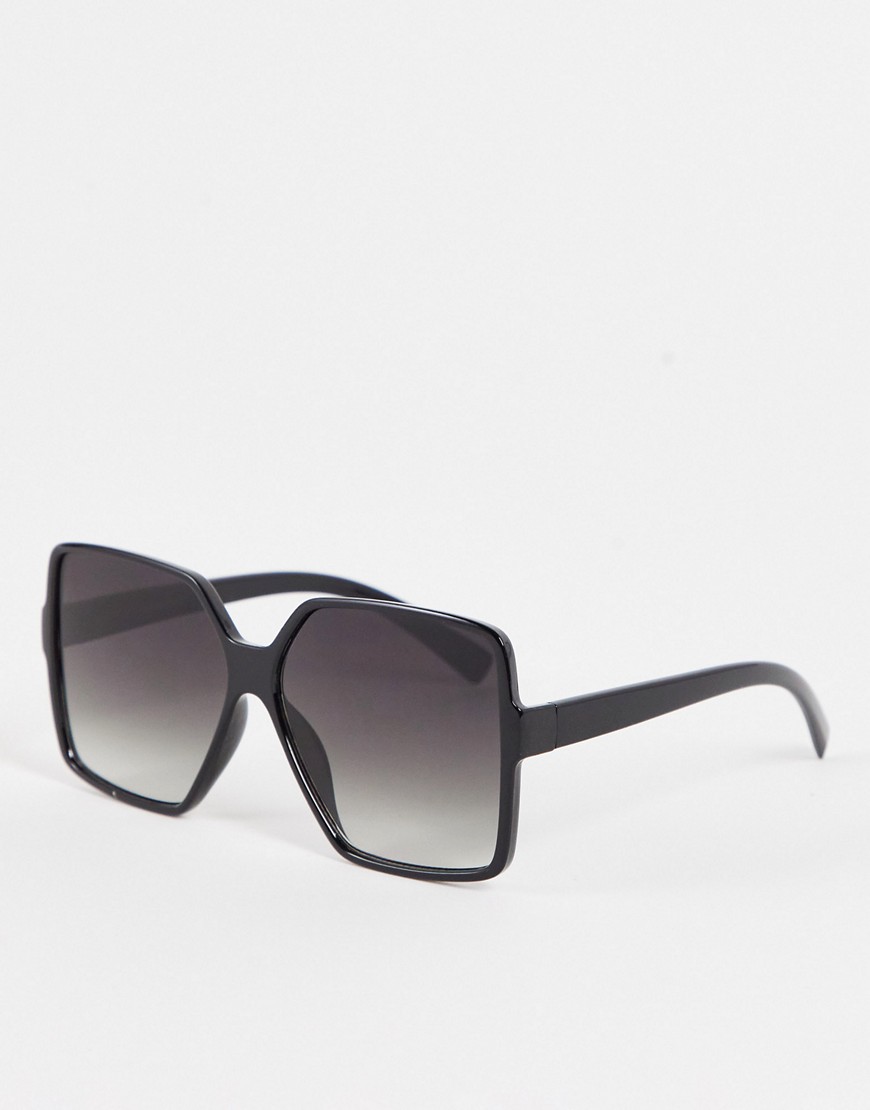 Madein oversized square sunglasses frames in black