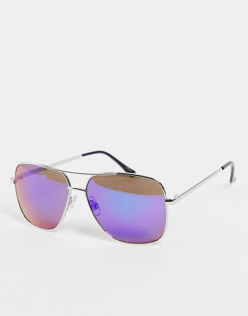 Madein. oversized square sunglasses-Blues