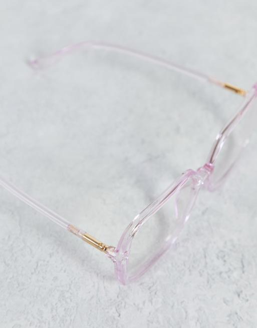 Madein – Przezroczyste duże okulary blokujące niebieskie światło, 2 z 4